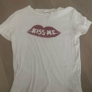 Redone kiss me t shirt